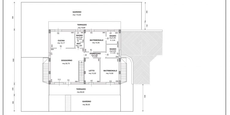 Dafne Piano terra 3 letto